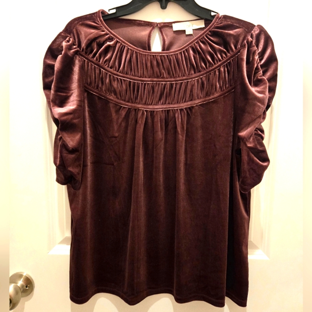 Velvet top